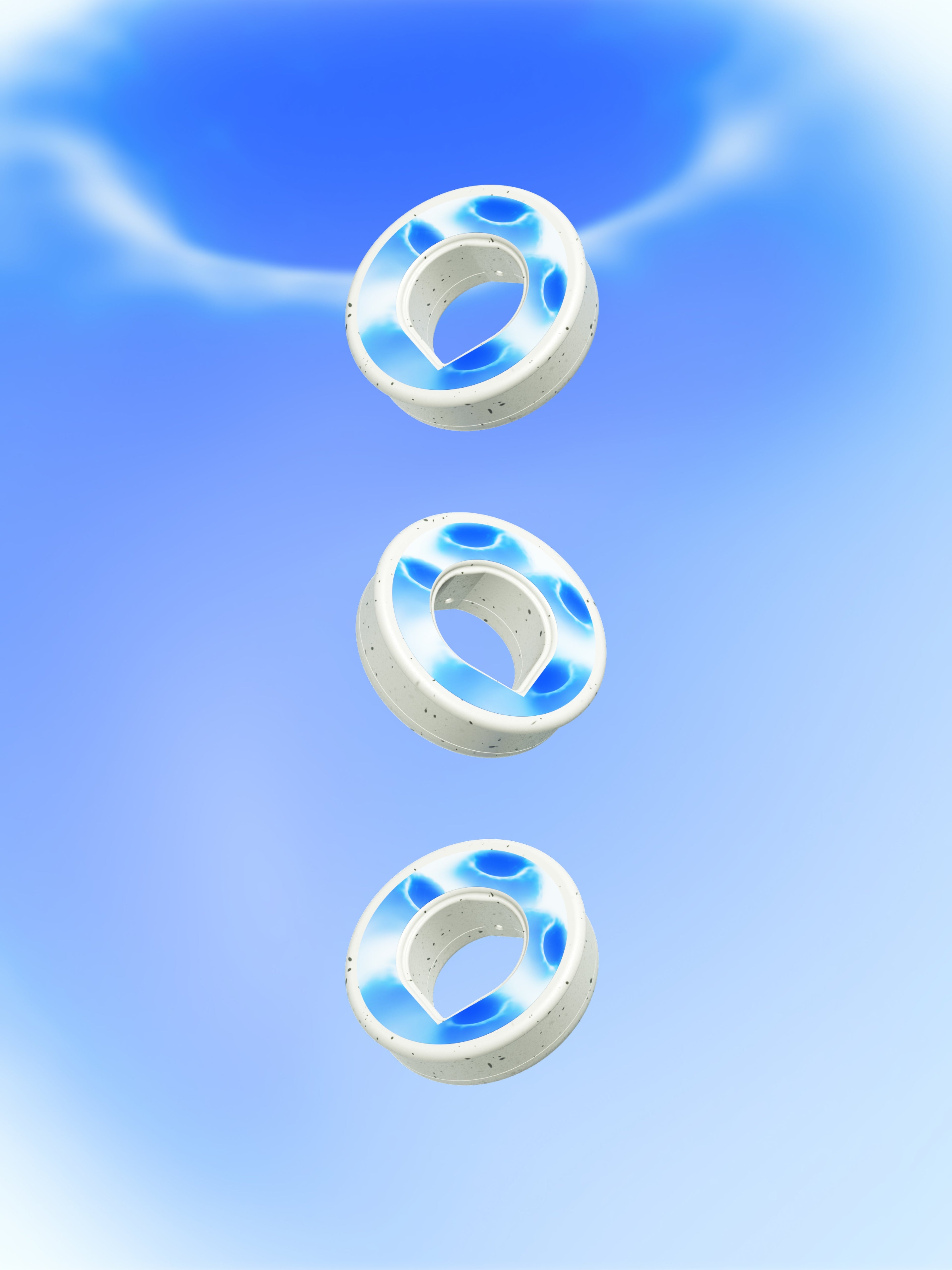 Multiple Banner - Blue Raspberry