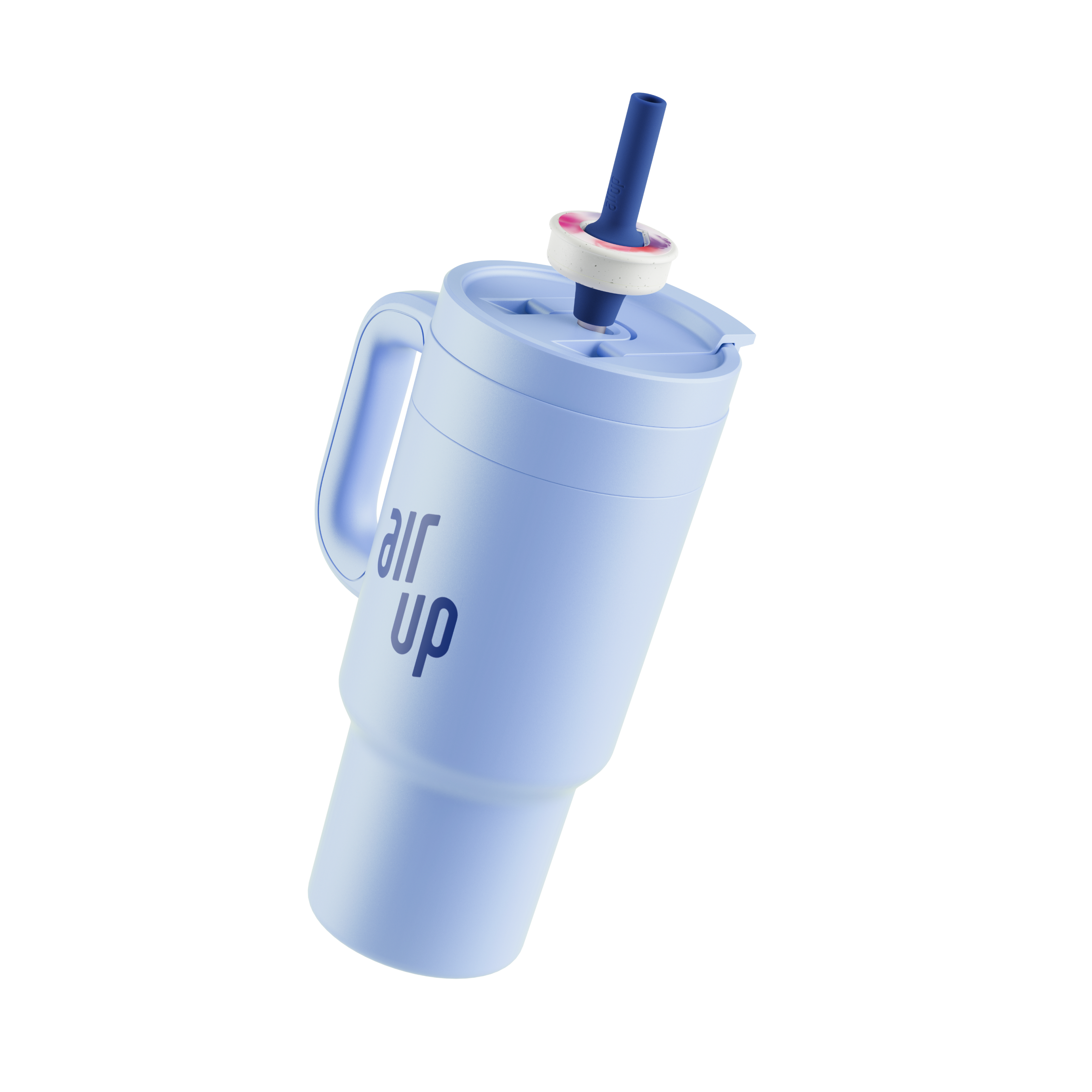 Tumbler with handle 890ml - Blue Cornflower - 150000321