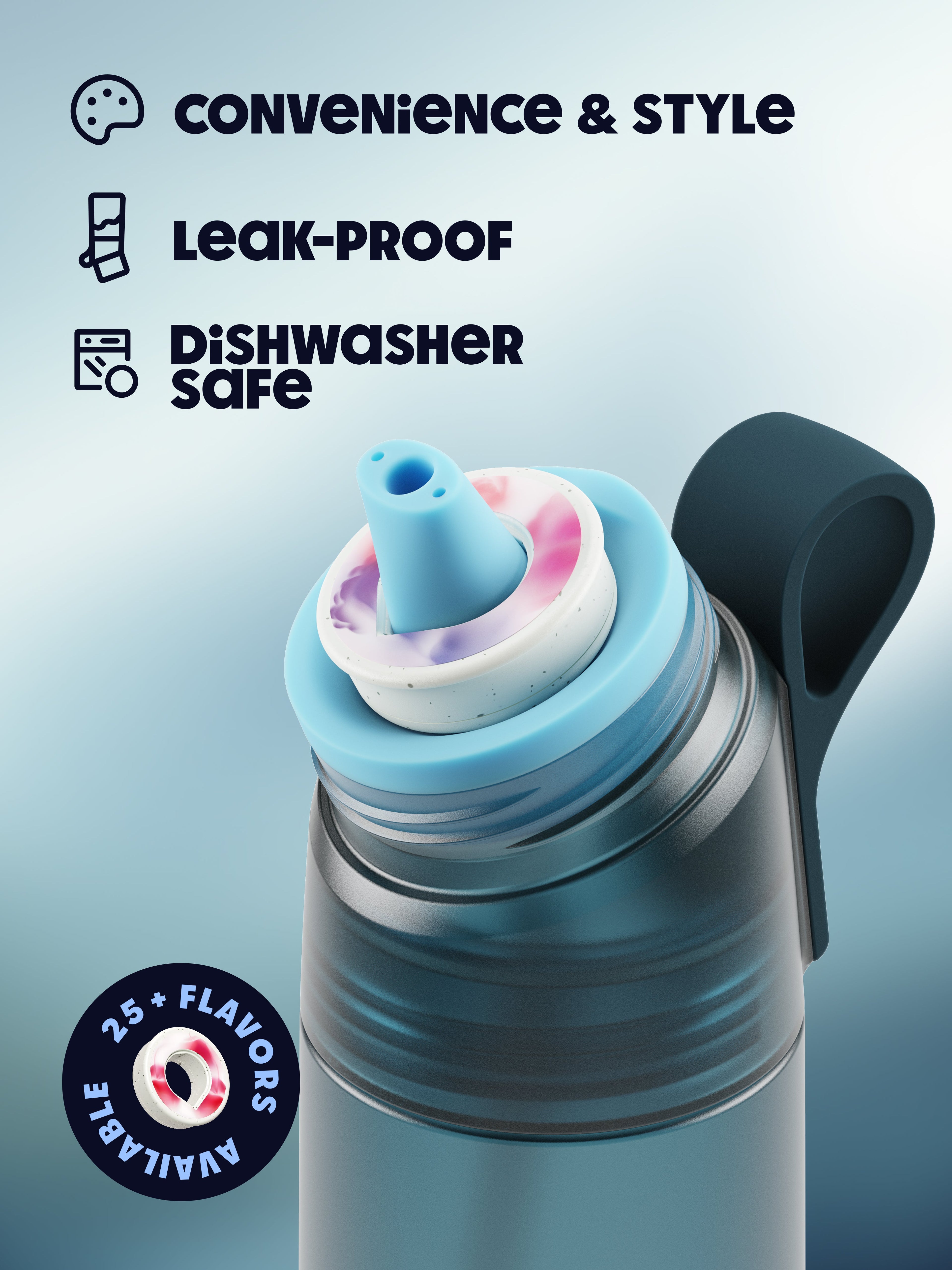 air up® Twist Pro - 600 ml - Stormy Blue - 100000124