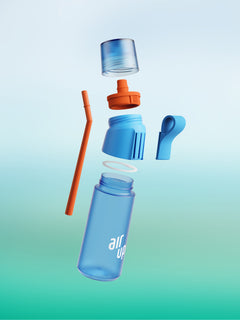air up® Twist Pro - 600 ml - Blue Pulse (orange mouthpiece + straw) - 100000166